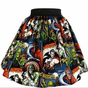 Hemet Monster Mash skater Skirt